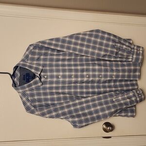 Egara non-iron plaid button down shirt size XXL